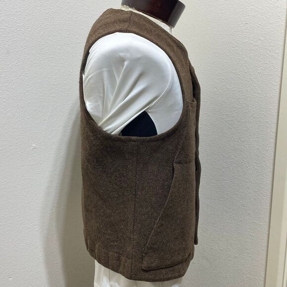 ALLEN FARM SHEEP & WOOL COMPANY Men’s Wool Vest Size Small - Picture 3 of 9